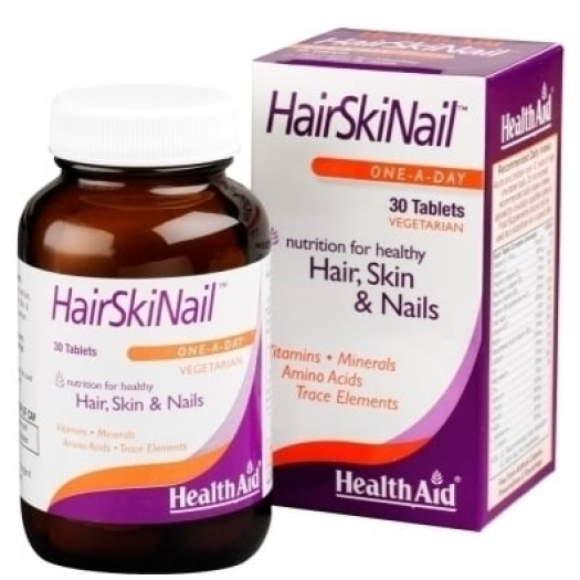 Health Aid Hair, Skin & Nails, 30tabs