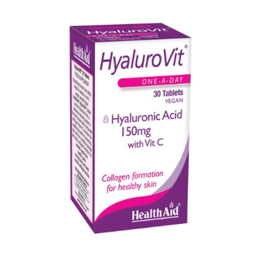 Health Aid Hyalurovit Hyaluronic Acid 150mg, 30tabs