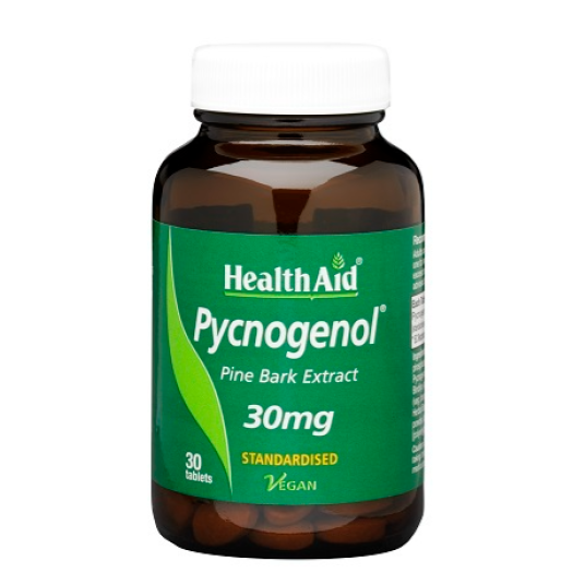 Health Aid PYCNOGENOL PINE BARK EXTRACT 30MG, 30 tablets