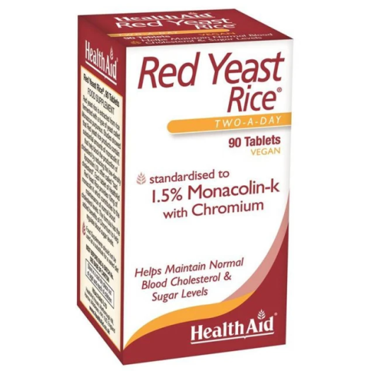 Health Aid Red Yeast Rice 2.85mg, 90 tablets