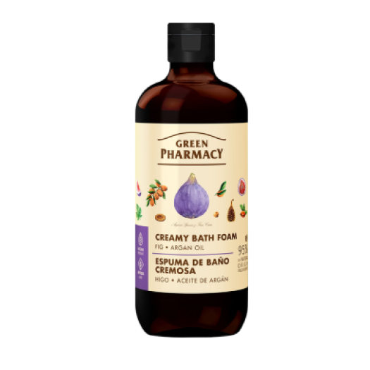 Green Pharmacy Creamy bath foam, fig and argan oil, 500ml