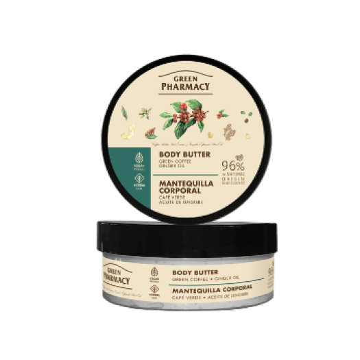 Green Pharmacy Body butter, green coffee and ginger oil, 200ml