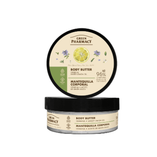 Green Pharmacy Body butter, verbena and sweet lemon oil, 200ml