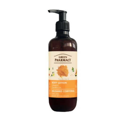 Green Pharmacy Body lotion, turmeric and pumpkin oil, 400ml