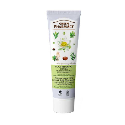 Green Pharmacy Foot relaxing cream for tired feet and legs prone to swelling, 100ml