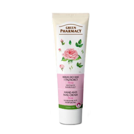 Green Pharmacy Hand and nail cream nourishing, moisturizing, rose, 100ml