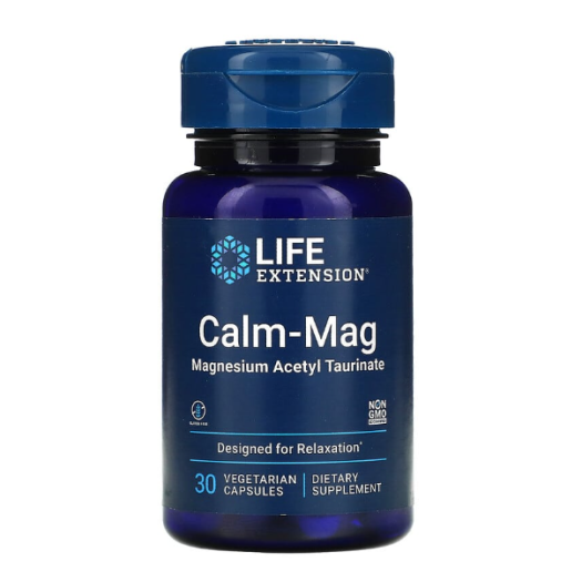 Life Extension Calm - Mag Magnesium Acetyl Taurinate, 30caps