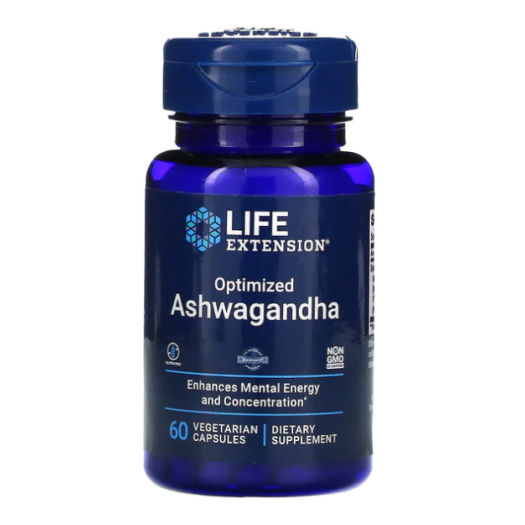 Life Extension, Optimized Ashwagandha, 60 Capsules