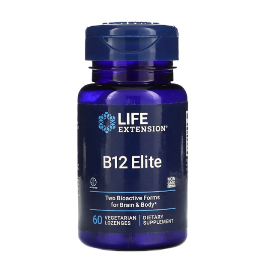 Life Extension B12 Elite, 60 Vegetarian Lozenges