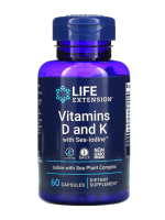 Life Extension, Vitamins D And K With Sea-Iod, 60 Capsule