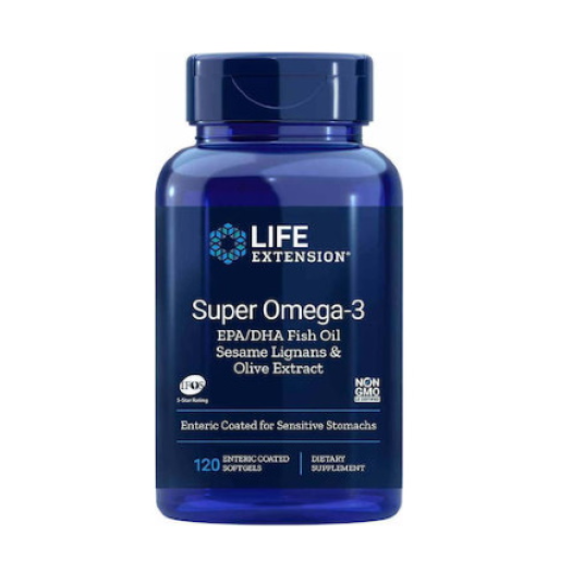 Life Extension Super Omega-3 Epa/dha Fish Oil, 120softgel