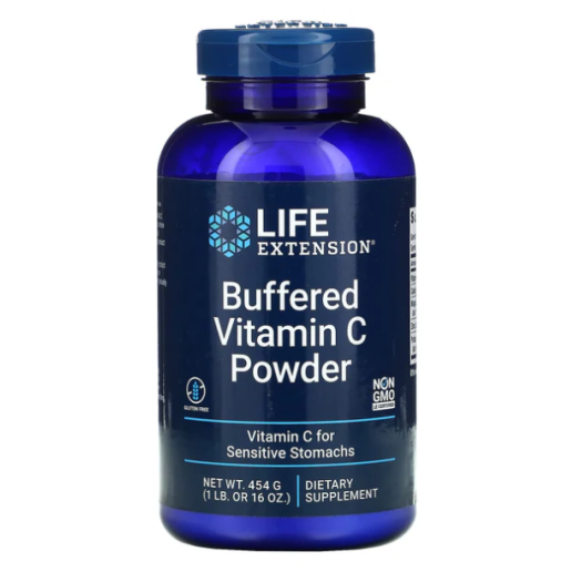 Life Extension Burrered Vitamin C powder, 454gr