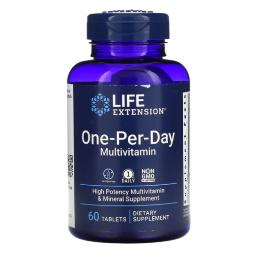 Life Extension One Per Day multivitamin, 60 tablets