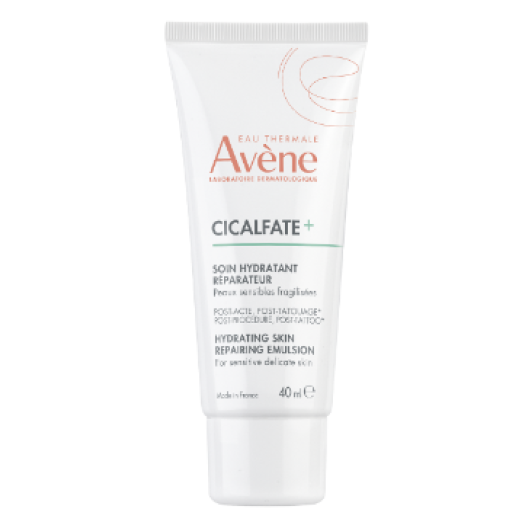 Avene Cicalfate+ Hydrating Skin Repairing Emulsion Post Tattoo, 40ml