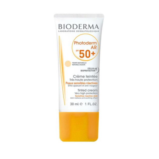 BIODERMA PHOTODERM AR SPF50 TINTED CREAM FOR SENSITIVE REACTIVE SKIN. ANTI- REDNESS& SOOTHING 30ML