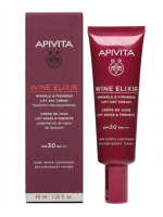 Apivita Wine Elixir Anti-Wrinkle Cream for Firming & Lifting SPF30 Rich Texture 40ml