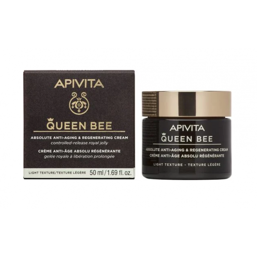 Apivita Queen Bee Absolute Anti Aging & Regenerating Light Texture New Cream 50ml