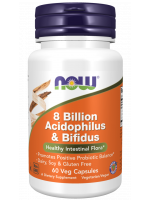 Now 8 Billion Acidophilus & Bifidus, 60 Veg Capsules