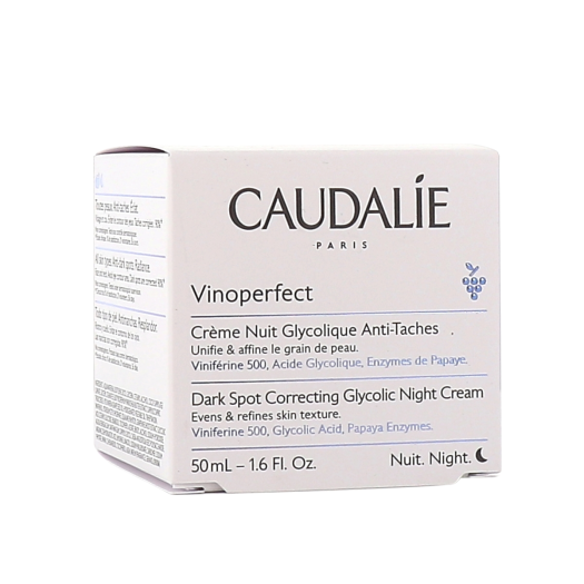 Caudalie Vinoperfect Dark Spot Correcting Glycolic Night cream, 50ml