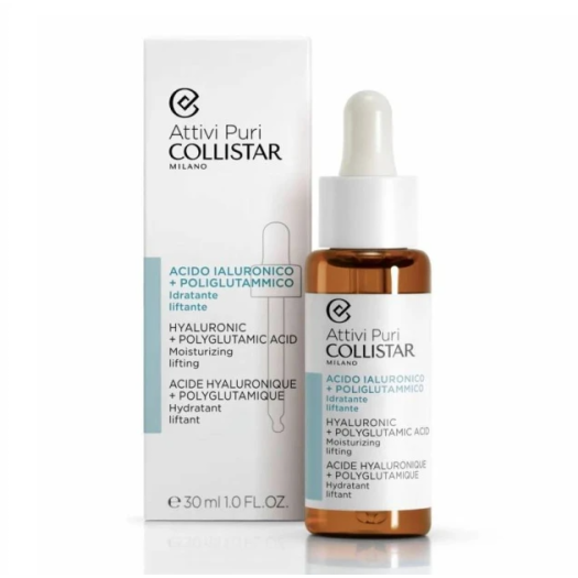 COLLISTAR HYALURONIC&POLYGLUTAMIC ACID MOISTURISING LIFTING 30ML