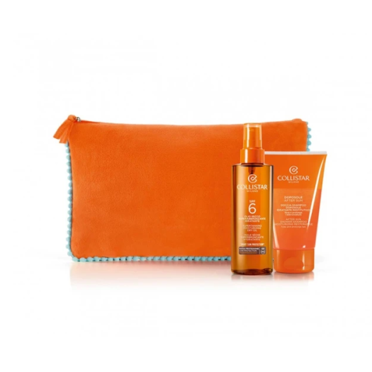 Collistar Sun Routine Low Protection Bag Dry Oil 6spf & After Sun Set 2024