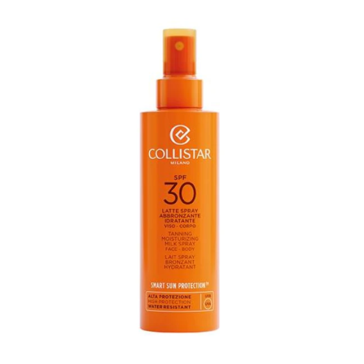 COLLISTAR SUN TANNING MOISTURIZING MILK SPRAY SPF30, FACE- BODY 200ML