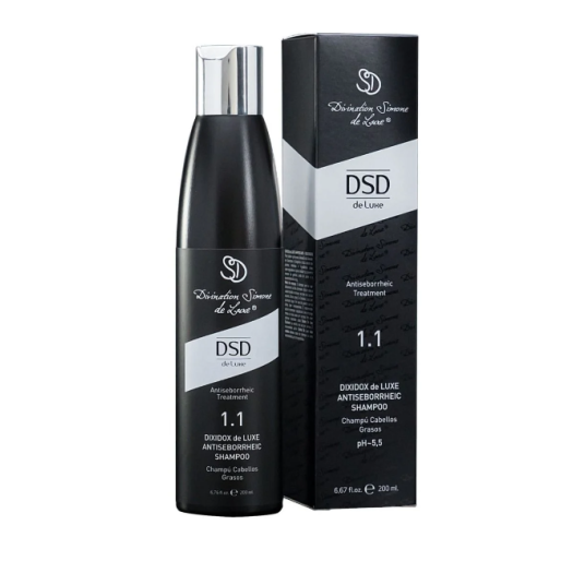 DSD De Luxe 1.1 Antiseborrheic Shampoo, 200ml for Oily Hair