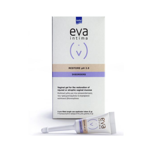 EVA INTERMED RESTORE Vaginal gel pH3.8 9 tubes of 5g