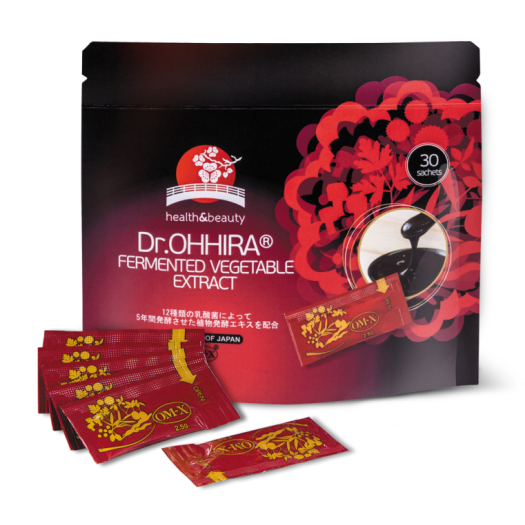 Dr. OHHIRA FERMENTED VEGETABLE EXTRACT, 30 sachets * 2.5g