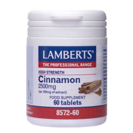 Lamberts Cinnamon 2500mg, 60 tablets