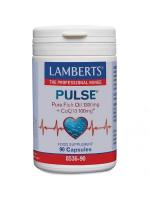 Lamberts Pulse (Pure Fish Oil 1300mg & Co-Enzyme Q10 100mg) x 90 Capsules