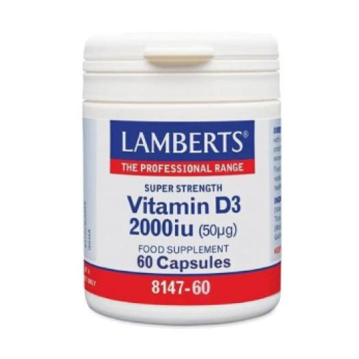 Lamberts Vitamin D3 2000iu, 60caps