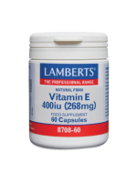 Lamberts Vitamin E 400IU x 60 Capsule - Natural Form Vitamin E 268mg