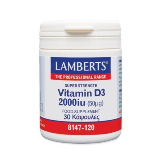 Lamberts Vitamin D3 2000IU x 30 Capsules