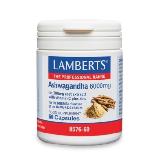 Lamberts Ashwagandha 6000mg, 60 capsules