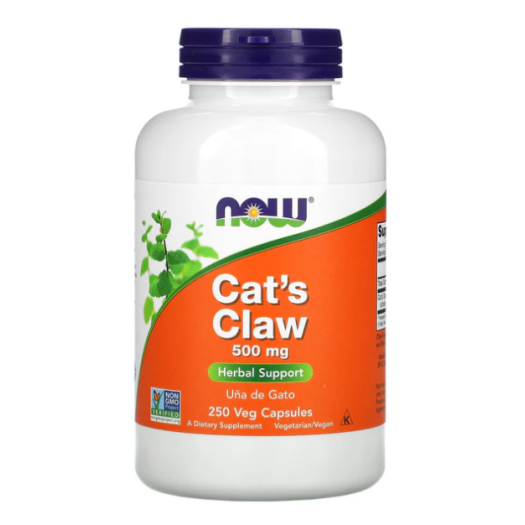 Now Cats Claw 500mg, 250 Capsules