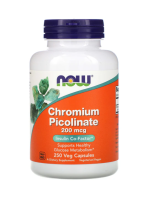 Now Chromium Picolinate 200 Mcg, 250 Capsules