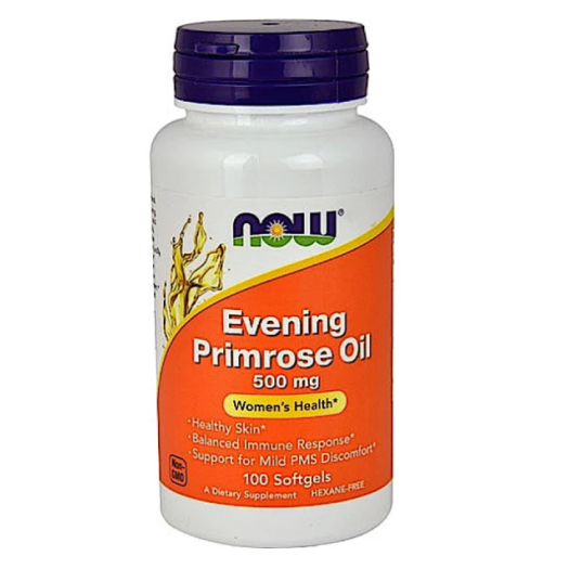 Now Evening Primrose Oil, 500 Mg, 100 Softgels