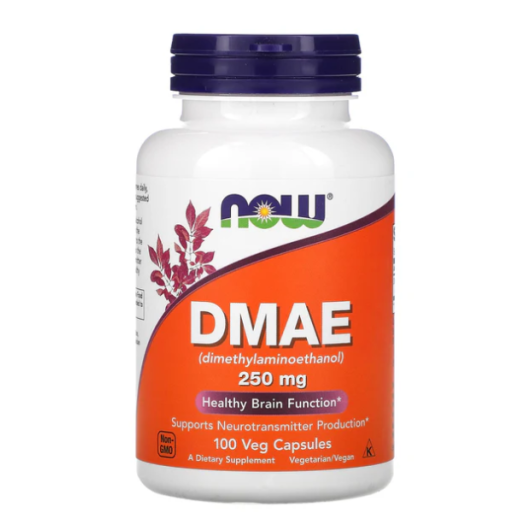 Now Dmae 250 Mg, 100 Veg Capsules