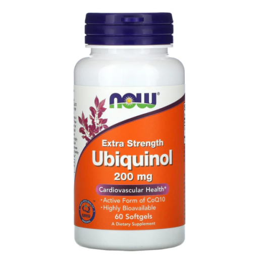 Now Ubiquinol, 200 Mg, Extra Strength, 60 Softgels