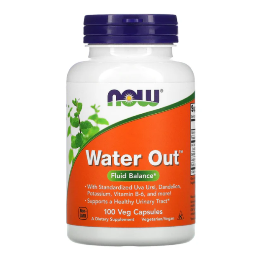 Now Water-Out, 100 Vegetarian Capsules