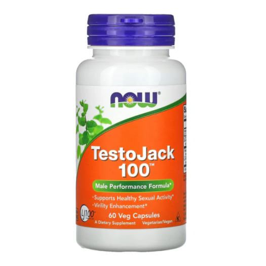 Now Testo Jack 100, 60 Vegetarian Capsules