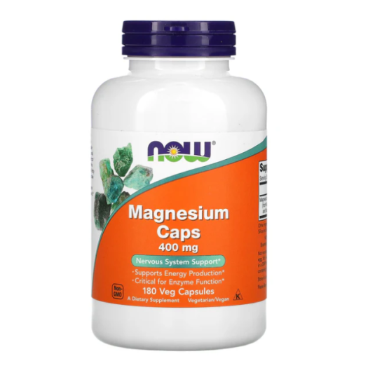 Now Magnesium 400 Mg, 180 Capsules