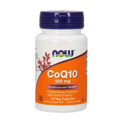 Now Co Q10 100mg, 30 Veg Capsules