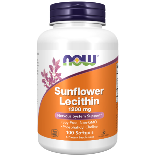 Now Sunflower Lecithin 1200mg, 100 Softgels