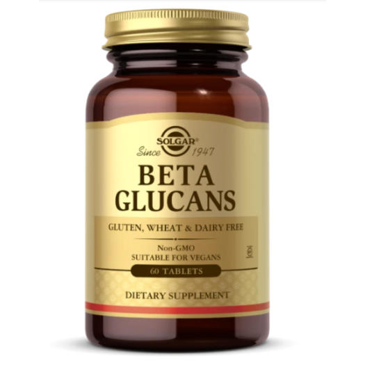 SOLGAR BETA GLUCANS, 60TABLETS