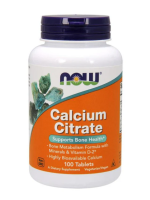 Now Foods, Calcium Citrate With Min, 100 Tablets