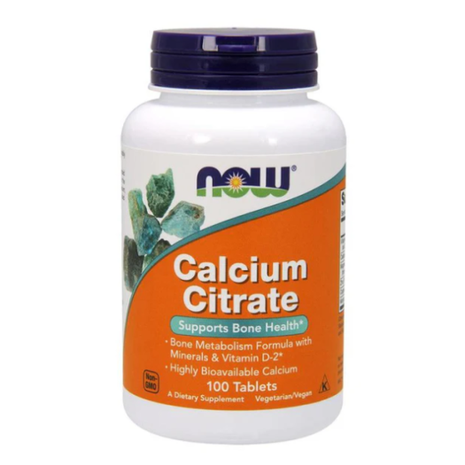 Now Foods, Calcium Citrate With Min, 100 Tablets