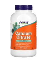 Now Calcium Citrate, 250 tablets