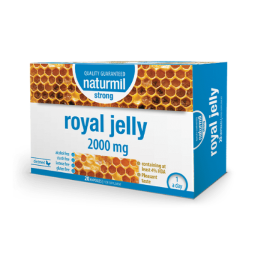 Naturmil Royal Jelly Liquid, 20 x 15 ml ampoules